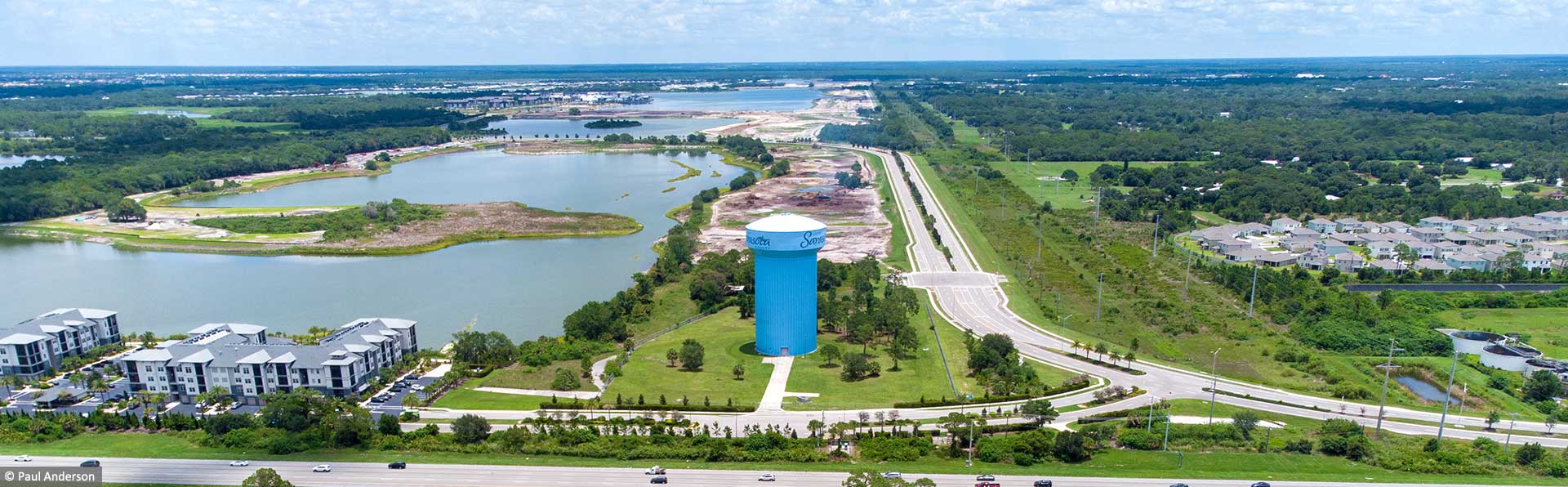 Aerial view of the Lakewood Ranch Southeast expansion area